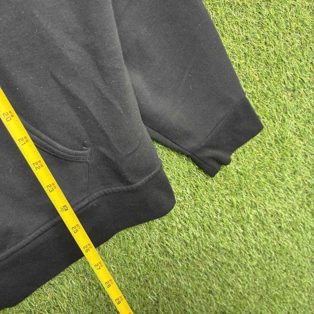 Vintage Polo Ralph Lauren Hoodie Mens XL Black Y2K Fleece Zip Up Sweater Jacket